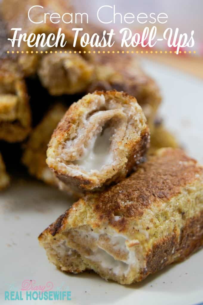 Cream Cheese French Toast Roll-ups