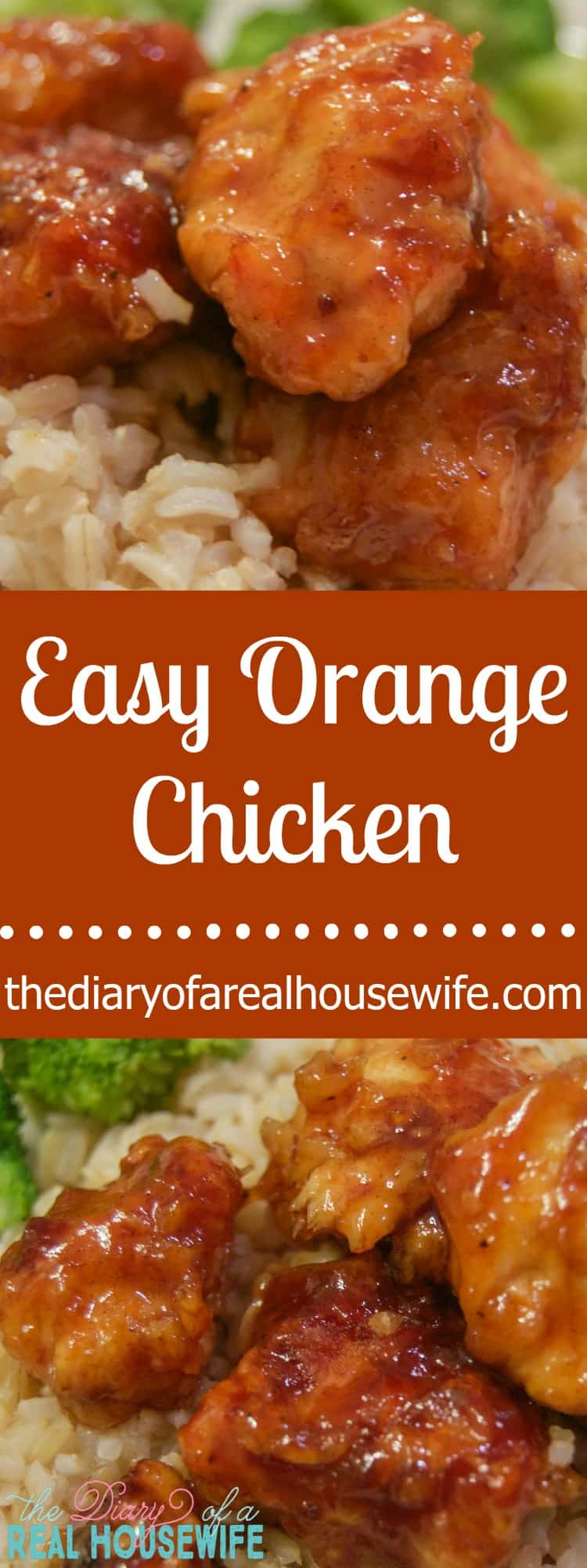 Easy Orange Chicken - The Diary of a Real Housewife