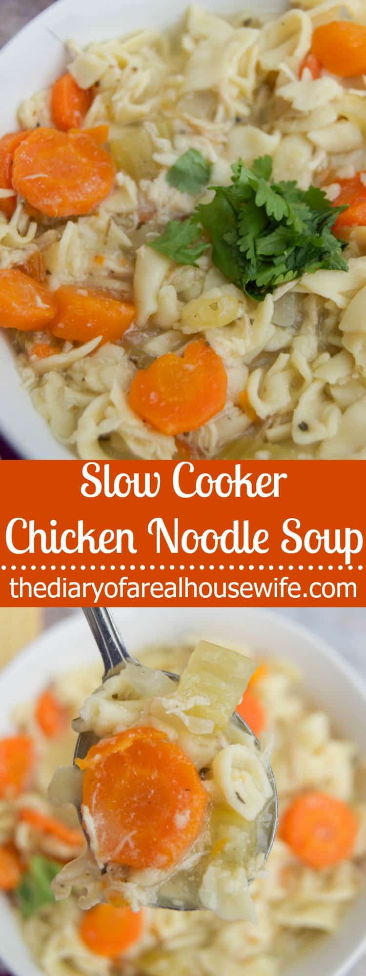 slow-cooker-chicken-noodle-soup • The Diary of a Real Housewife