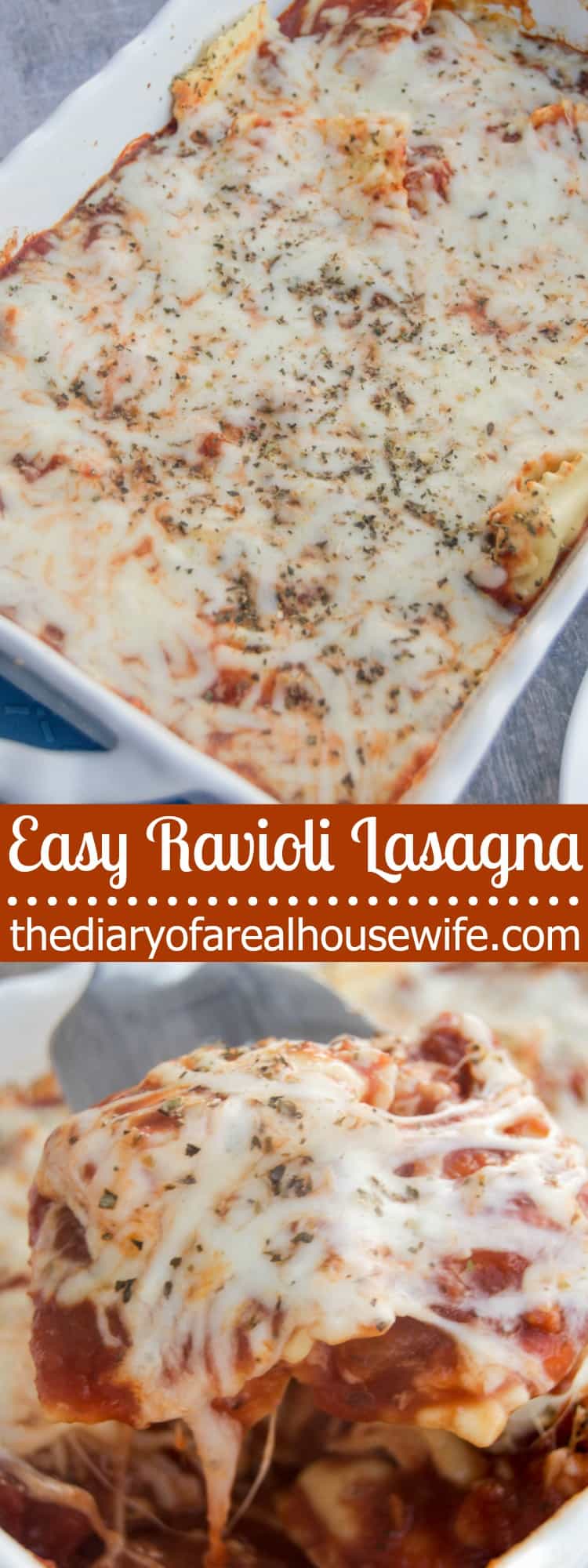 Easy Ravioli Lasagna - The Diary of a Real Housewife